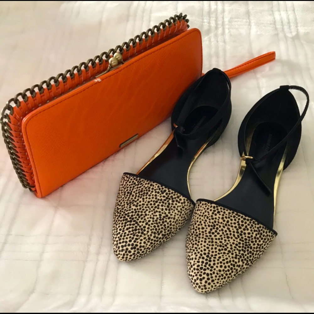 Banana Republic flats 9 & Jessica Simpson clutch